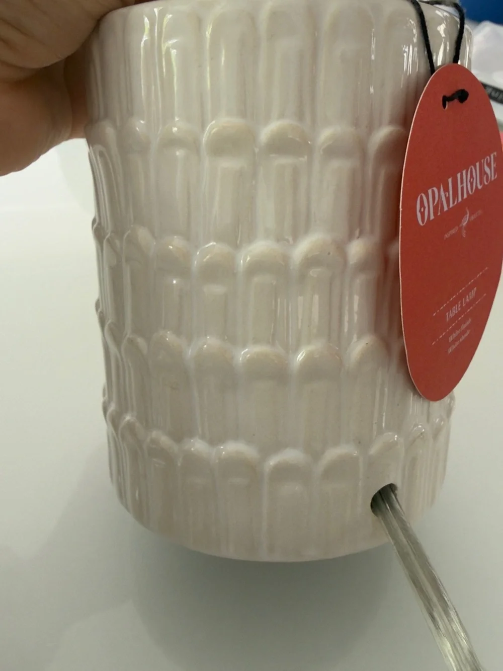 Opalhouse White Ceramic Table Lamp